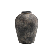 Load image into Gallery viewer, Black Terracotta Vase | Three Sizes