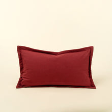Load image into Gallery viewer, Happy Holidays Red Velvet Pillow