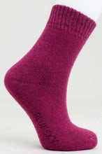 Load image into Gallery viewer, Ladies Merino Wool Socks for Literacy: Black