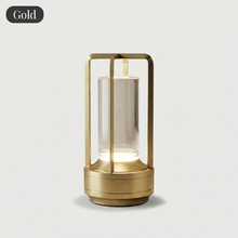 Load image into Gallery viewer, Elio Cordless Metal Table Lamp| Two Finishes