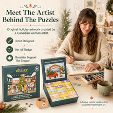 Load image into Gallery viewer, Village Christmas Advent Calendar