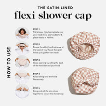 Load image into Gallery viewer, Satin Lined Flexi Shower Cap | Three Patterns