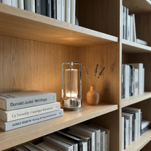 Load image into Gallery viewer, Elio Cordless Metal Table Lamp| Two Finishes
