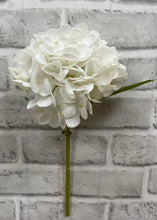 Load image into Gallery viewer, White Real Touch Hydrangea
