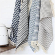 Load image into Gallery viewer, Jumbo Waffle Fringe Tea Towel | Three Colours
