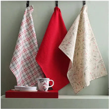Load image into Gallery viewer, Winter Berry Tea Towel Set of Three

