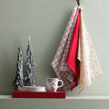 Load image into Gallery viewer, Winter Berry Tea Towel Set of Three
