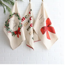 Load image into Gallery viewer, Joy to the World Tea Towel
