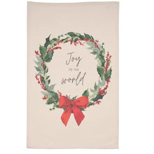 Load image into Gallery viewer, Joy to the World Tea Towel
