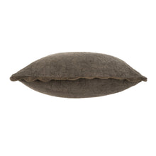 Load image into Gallery viewer, Scalloped Edge Pillow Fog Charcoal
