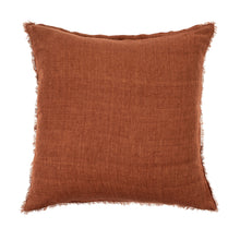 Load image into Gallery viewer, Linen 24X24 Pillow - Burnt Umber
