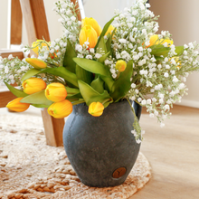 Load image into Gallery viewer, Real Touch Yellow Tulip Bunch

