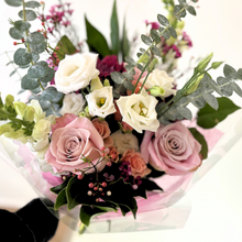 Load image into Gallery viewer, Pretty in Plum Handtied Bouquet
