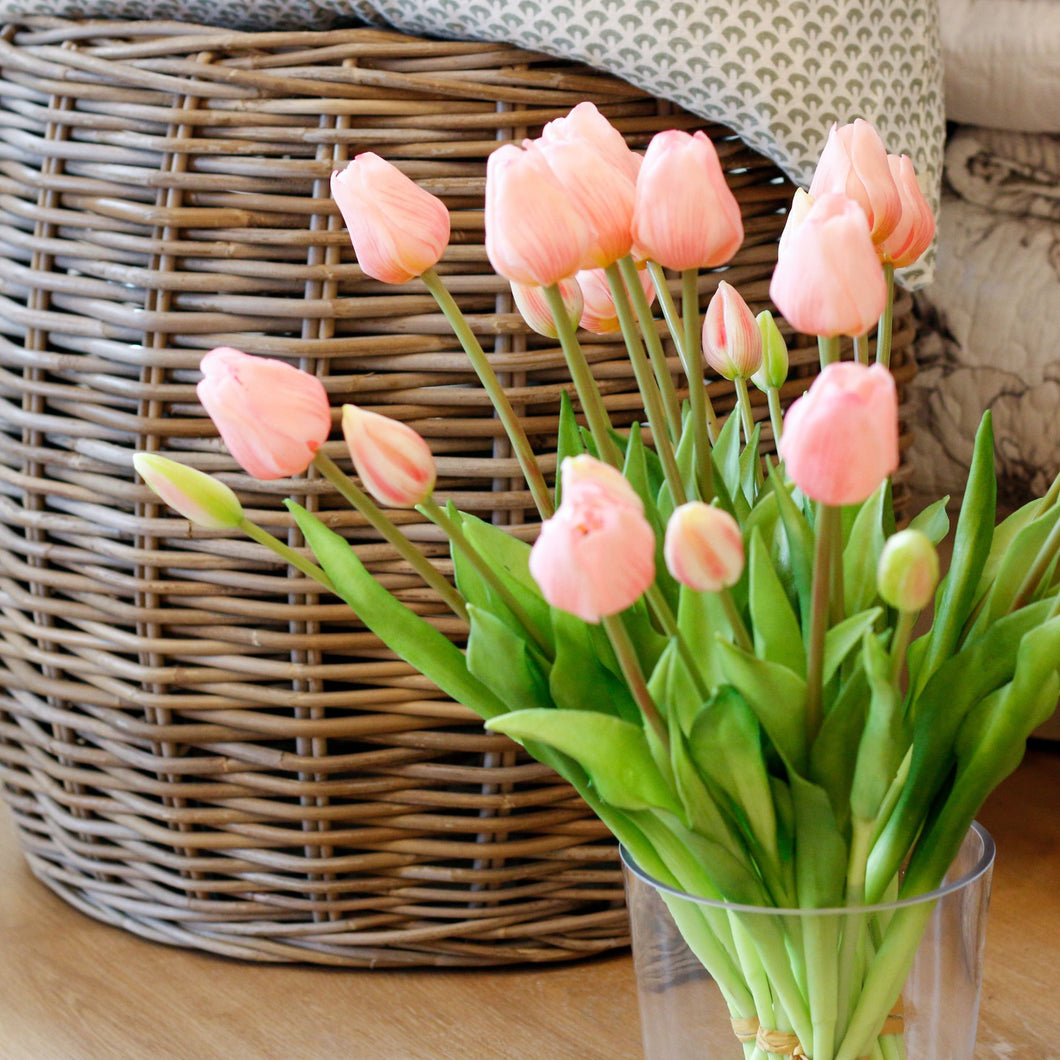 Real Touch Pink Tulip Bunch Tall