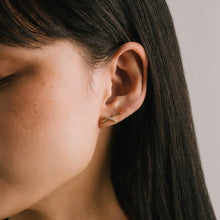 Load image into Gallery viewer, Pave X Stud Earrings
