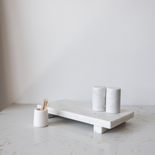 Load image into Gallery viewer, White Marble Trivet Riser
