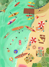 Load image into Gallery viewer, Lake Day | 250 Piece Puzzle | Designed in Canada

