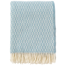 Load image into Gallery viewer, Lovik Wool Throw | Heavenly Blue
