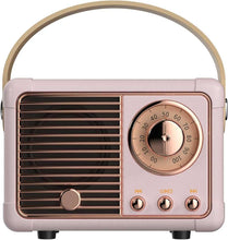 Load image into Gallery viewer, Vintage Bluetooth Speaker | Pink
