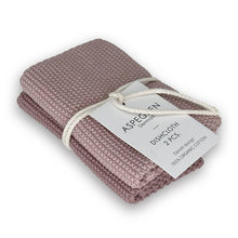 Load image into Gallery viewer, Organic Cotton Dishcloth Set | Dusty Mauve
