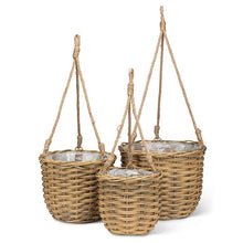 Load image into Gallery viewer, Hanging Wicker Baskets | Three Sizes
