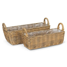 Load image into Gallery viewer, Rectangle Baskets with Liner | Two Sizes
