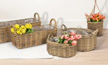 Load image into Gallery viewer, Tall Wicker Baskets with Handles | Three Sizes
