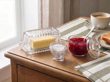 Load image into Gallery viewer, Medium Embossed Butter Dish
