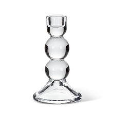 Load image into Gallery viewer, Ball Clear Glass Taper Holder
