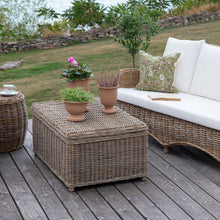 Load image into Gallery viewer, Basketweave Cement Urn | Short
