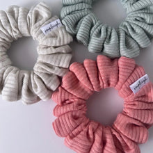 Load image into Gallery viewer, Scrunchie by Simpleigh | Creamy Peach Rib Knit

