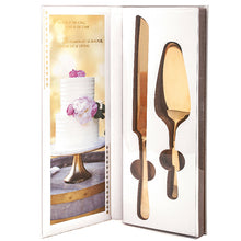 Load image into Gallery viewer, Gold Cake Server Set
