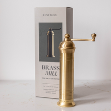 Load image into Gallery viewer, Brass Salt &amp; Pepper Mill Grinders
