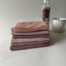 Load image into Gallery viewer, Organic Cotton Dishcloth Set | Dusty Mauve
