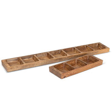 Load image into Gallery viewer, Wood Divided Trays | Two Sizes
