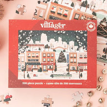 Load image into Gallery viewer, Small Town Holiday 500 pc Puzzle
