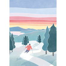 Load image into Gallery viewer, Sunset Ski Villager 500 Piece Puzzle
