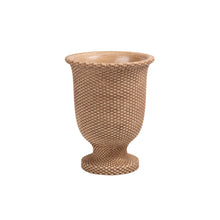 Load image into Gallery viewer, Basketweave Cement Urn | Short
