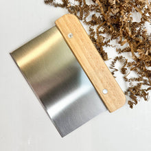 Load image into Gallery viewer, Stainless Steel Dough Cutter  &amp; Kitchen Scraper
