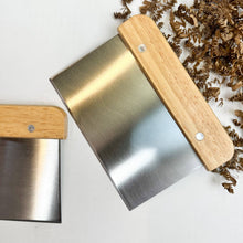 Load image into Gallery viewer, Stainless Steel Dough Cutter  &amp; Kitchen Scraper
