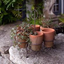 Load image into Gallery viewer, One Tier Stand with Terracotta Pots

