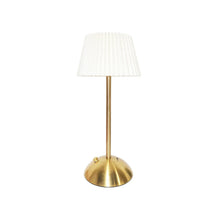 Load image into Gallery viewer, Led Touch Lamp with Pleated Shade
