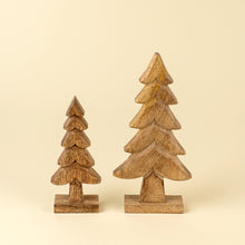 Load image into Gallery viewer, Winter Woods Carved Trees
