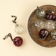 Load image into Gallery viewer, Glass Holiday Baubles | Three Colours
