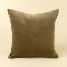 Load image into Gallery viewer, Vera Luxe Velvet Pillow Olive
