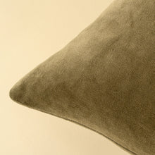 Load image into Gallery viewer, Vera Luxe Velvet Pillow Olive
