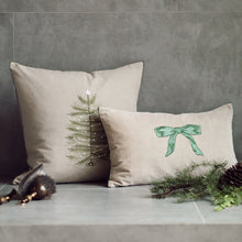 Load image into Gallery viewer, Embroidered Christmas Tree Pillow
