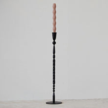 Load image into Gallery viewer, Handforged Iron Taper Candle Holders | Two Sizes
