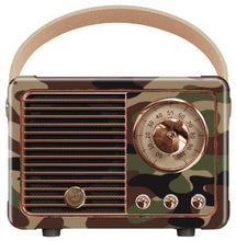 Load image into Gallery viewer, Camo Print Vintage Speaker
