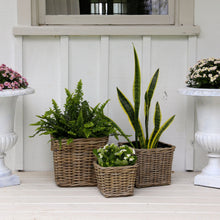 Load image into Gallery viewer, Square Wicker Basket Liner- 3 Sizes
